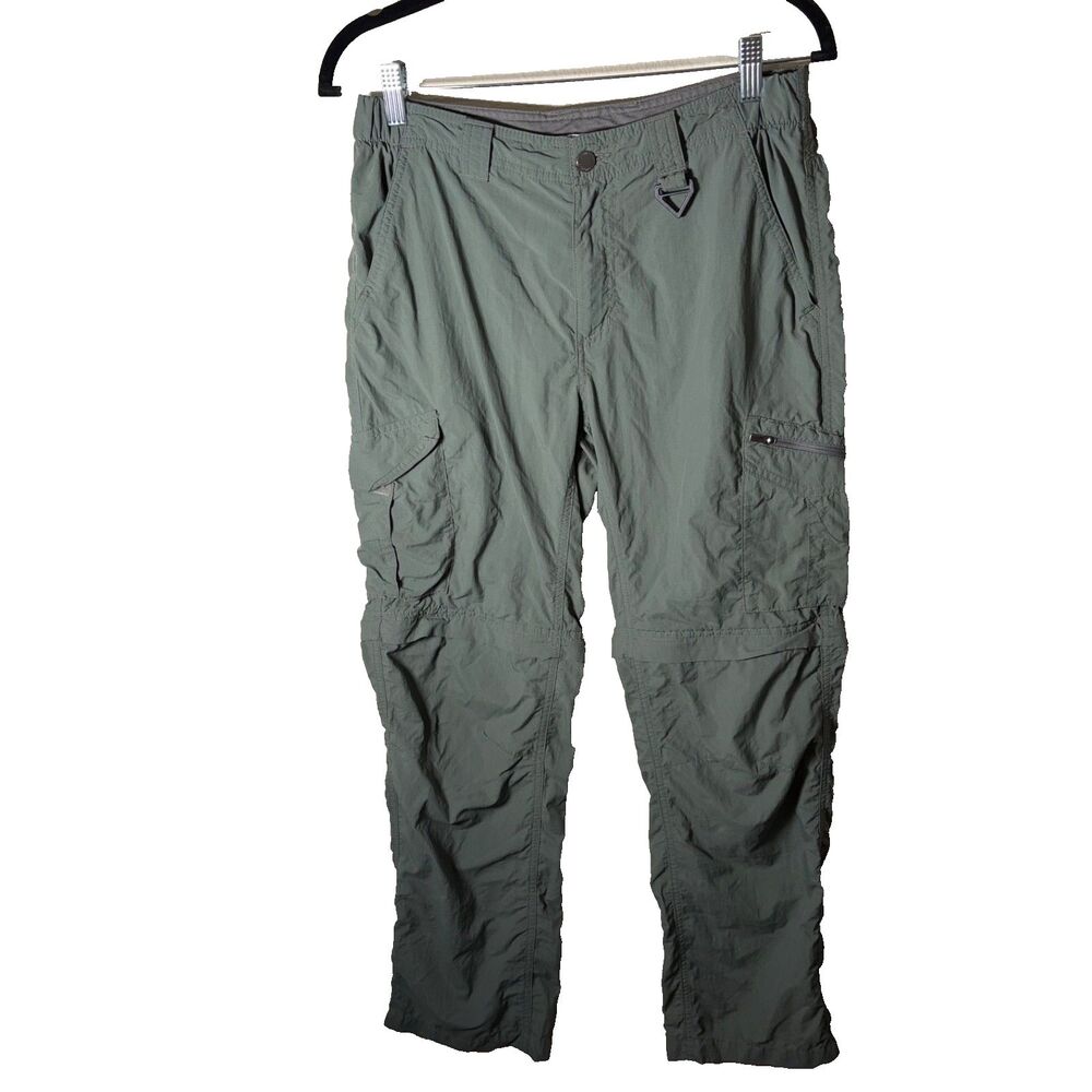 Columbia Pants Men's 30 x 30 Green Two In One Shorts Zip Off Cargo Outdoor